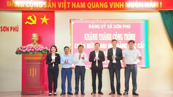 Sơn Phú Khánh Thành Công Trình Chào Mừng Đại Hội Đảng Các Cấp